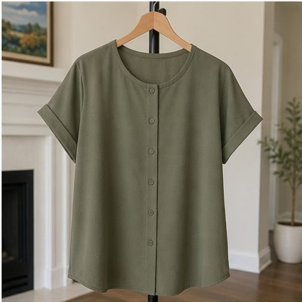 Olive Tunic Blouse